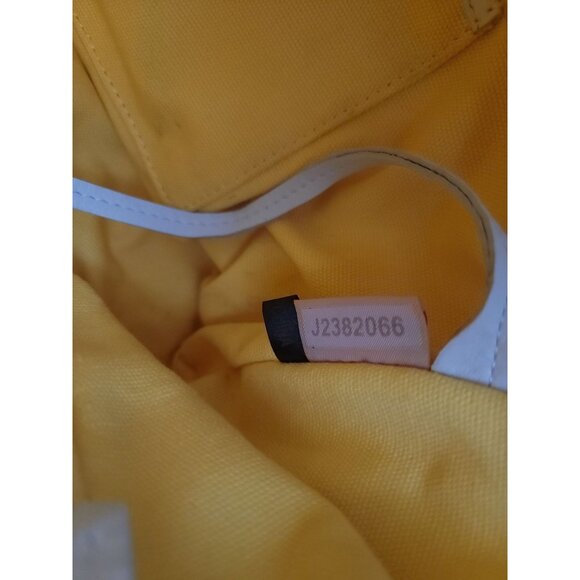 DOONEY & BOURKE Women's Cream Canvas Shopper Tote Bag Leather Handles - Picture 13 of 15